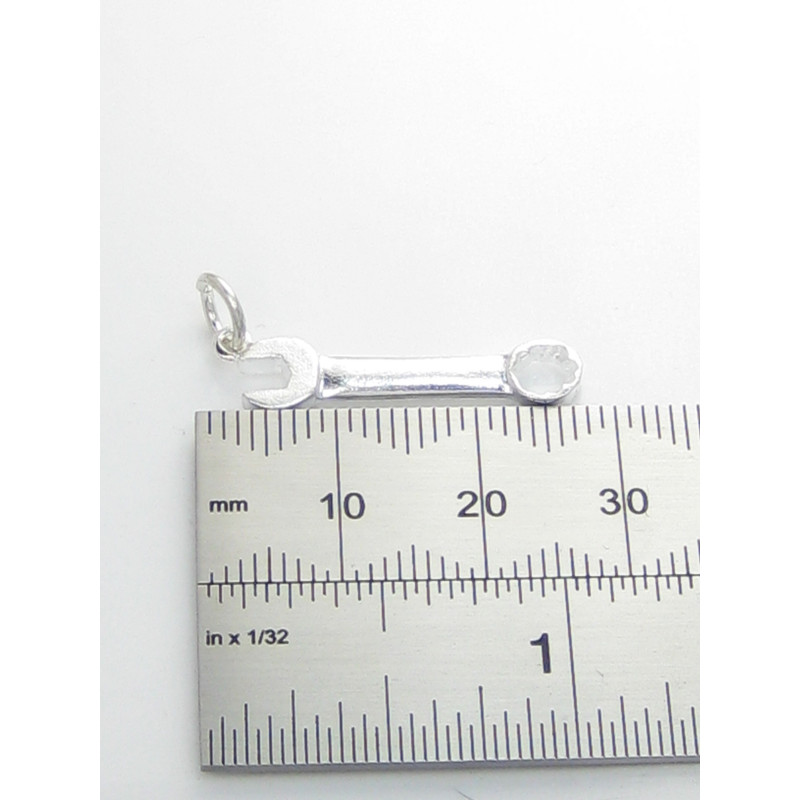 Spanner .925 Sterling Silver Charm